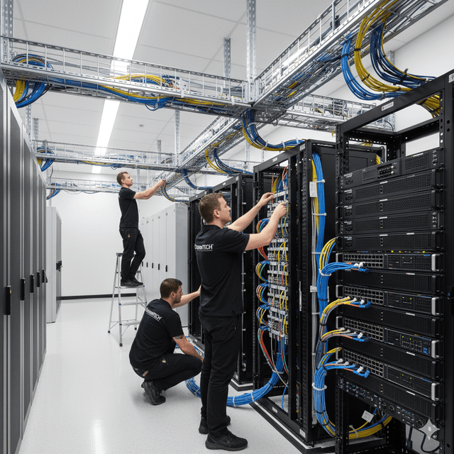 Structured Cabling Installation for IT Relocation in Ontario | CrownTECH®