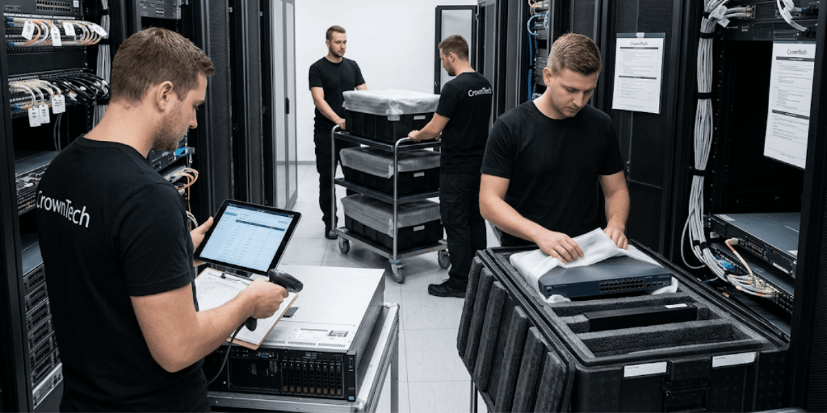 Step-by-Step Methodology: How Professional IT Relocation Prevents Hardware Loss
