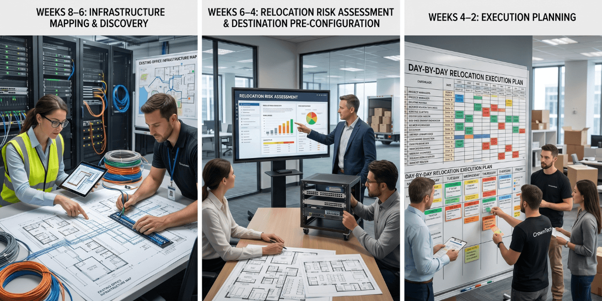 How to Avoid Downtime During an Office Move: The 8-Week Framework