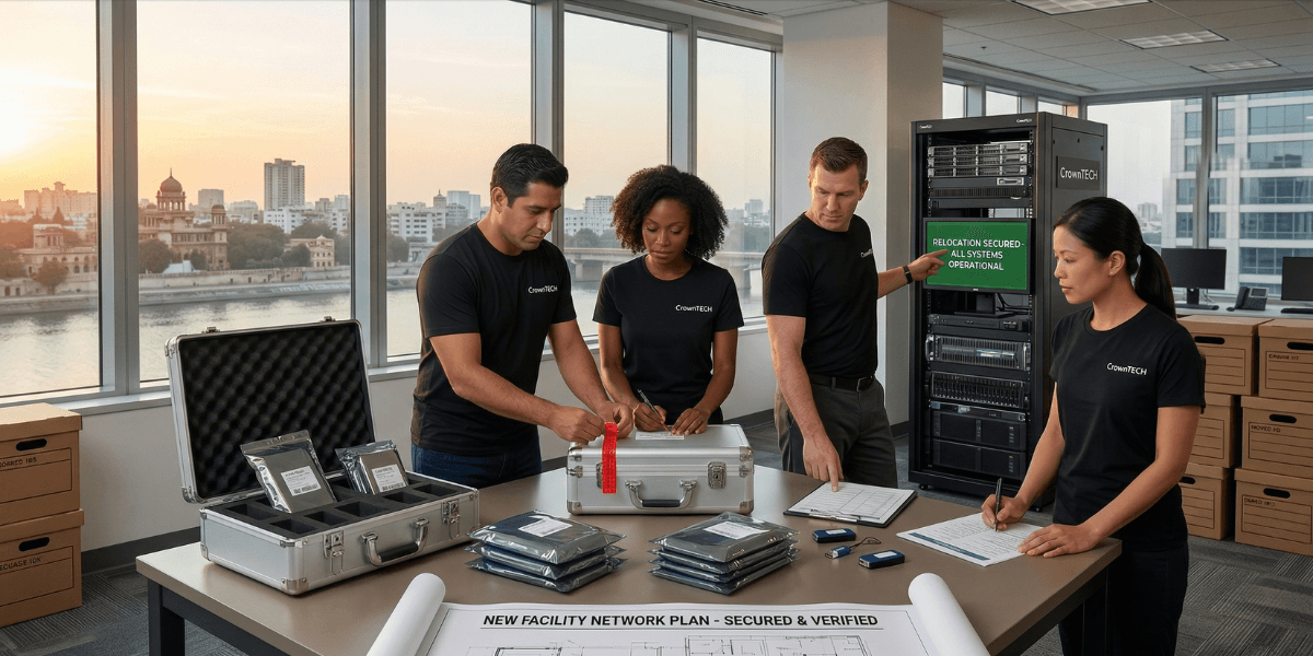 How CrownTECH Supports Secure IT Relocation