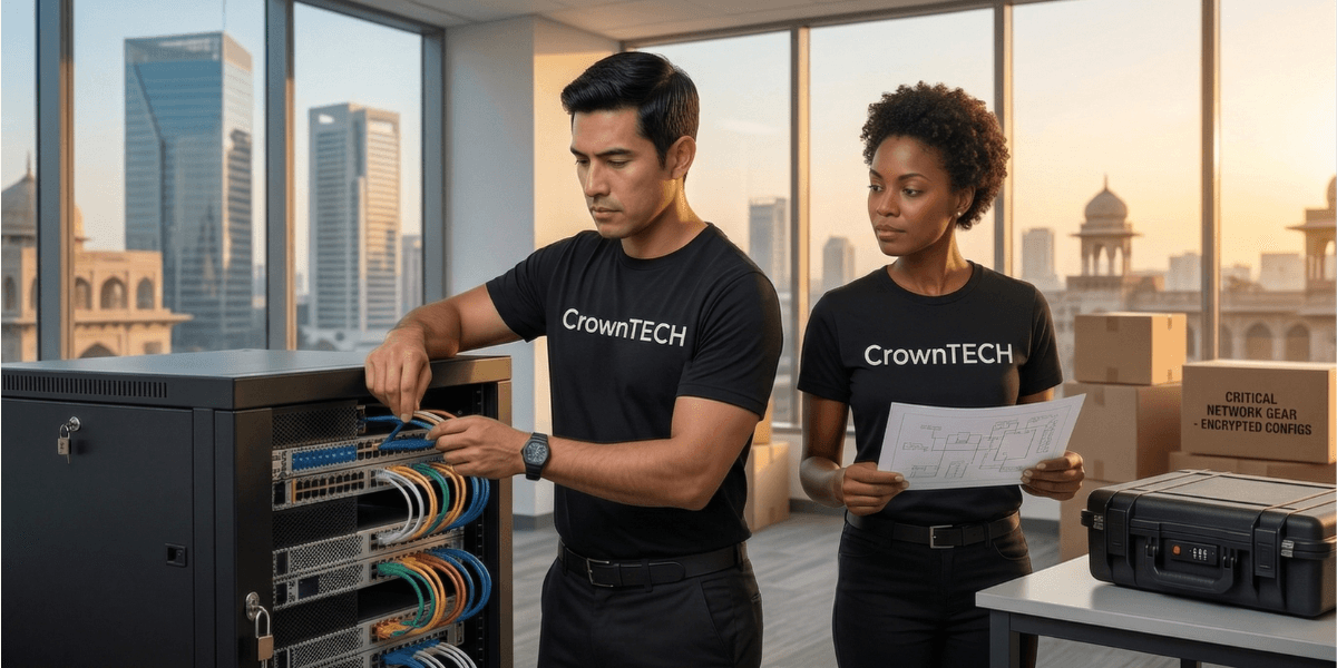 Role of Network Infrastructure in Secure IT Relocation